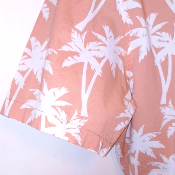 Goodfellow & Co Orange and White Casual Button Down Shirt, XL - Picture 7 of 9